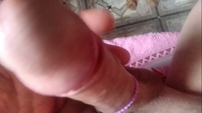 Brincando comigo com a minha pila e o meu cão